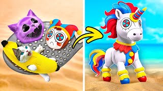 From Pomni To.... 🤡🦄 *Viral Beach Gadgets And Crafts*