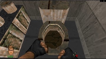 Brutal Doom:  Going Down Map 22:  Constipation Station UV 100%