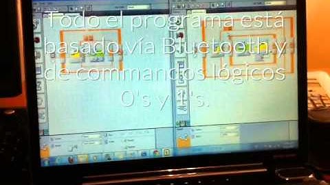 ITESM two bluetooth nxt robots connected