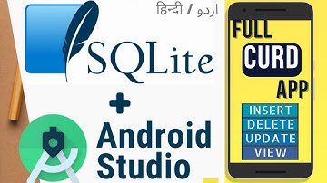 Android SQLite database tutorial | SQLite Database in Android Studio| SQLite CRUD App in Android