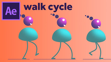Easy walk cycle animation | After Effects Tutorial