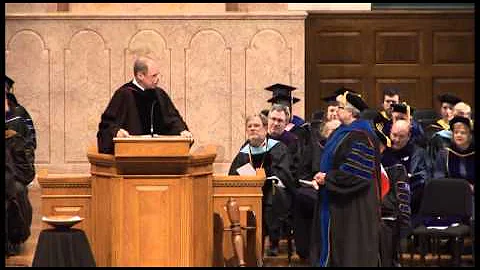 Dr. Lynn Howell is installed as the Paul Clark Cha...