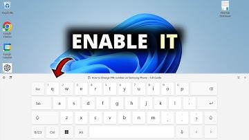 How to Enable On Screen Keyboard in Windows 11 - Full Guide