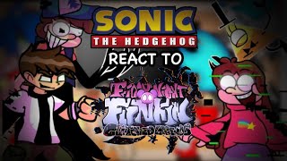 Sonic Characters React To Friday Night Funkin VS Glitched Legends /PIBBY FNF /Ben 10 & Gravity Falls