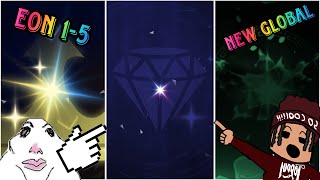 EVERYTHING THAT I ROLLED IN THE NEW UPDATE   GETTING THE NEW GLOBAL! | Sols RNG Eon 1-5