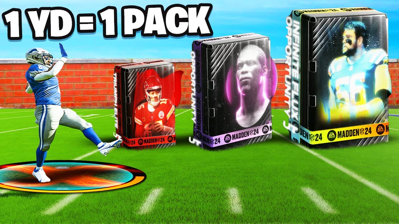 For Every Yard, I Open A Pack .. Madden 24