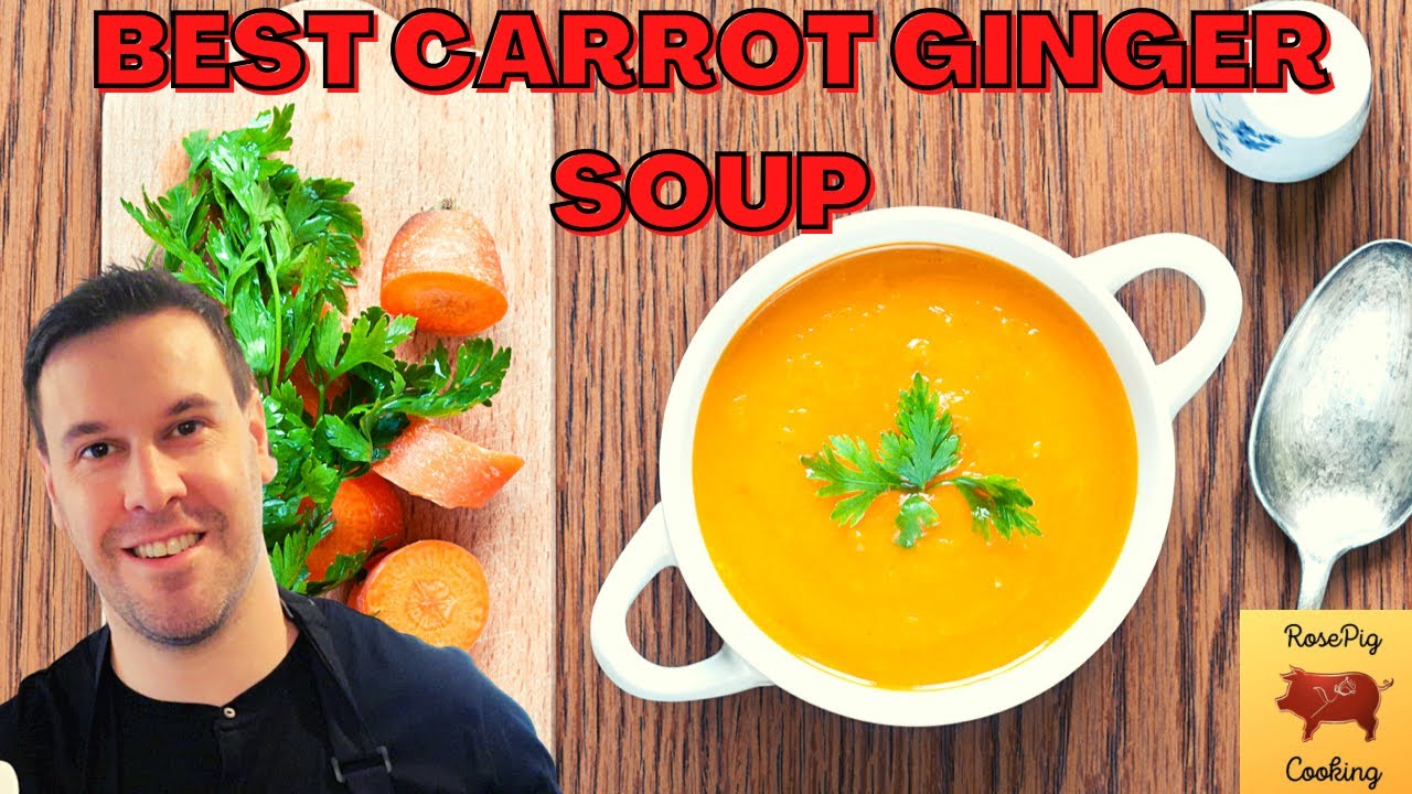 Carrot Ginger Soup (chilled or hot)