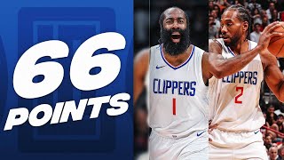 Kawhi Leonard \& James Harden GO CRAZY In Crunch Time - 66 PTS COMBINED | February 5, 2024