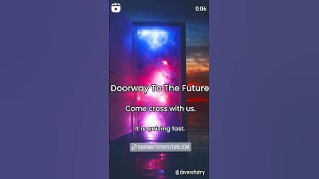 DOORWAY TO THE FUTURE - Como cross it with us... - Tom Campbell