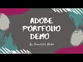 Adobe Portfolio Demonstration