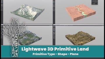 Lightwave 3D Primitive Landmass tutorial