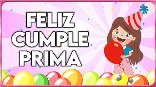 🎉 Feliz Cumpleaños a mi PRIMA Querida 👧