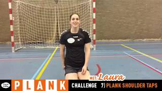 PLANK CHALLENGE 7 met Laura: PLANK SHOULDER TAPS