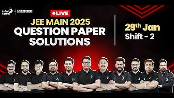 🔴JEE Main 29th Jan Shift 2 Question Paper Solution | JEE Main 2025 Marks vs Percentile & Cutoff 2025
