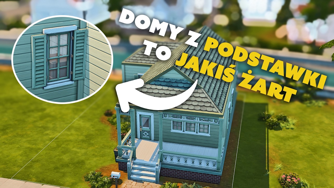 REMONTUJĘ dom TYLKO z PODSTAWY gry! (i z małą ilością kasy xD) 🛠️ The SIMS 4 Budowanie