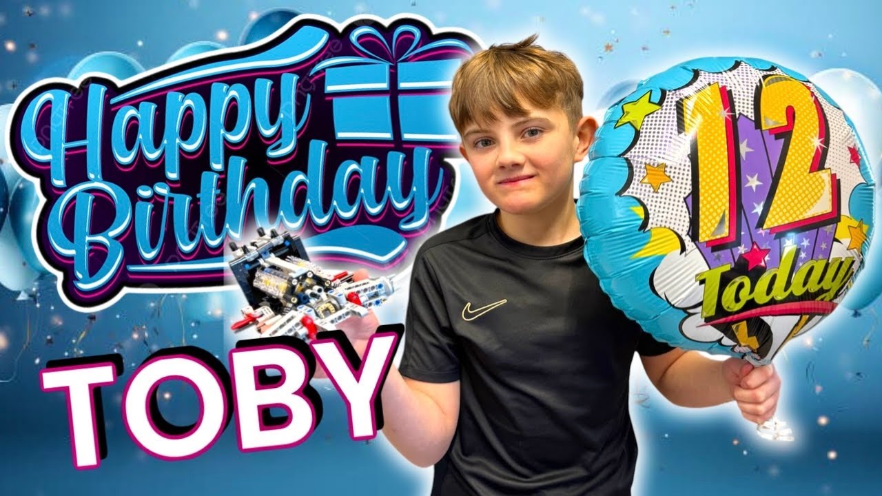** TOBY's 12th BIRTHDAY! ** | Family Chaos opening presents! | Cake ...