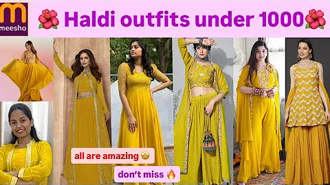 MEESHO Haldi Outfit Haul 💛 | Affordable & Trendy Haldi Looks "| Try-on haul & Honest Review @Meesho 