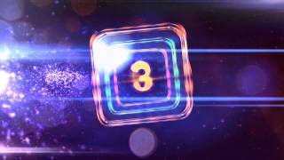 60FPS Special 2016 Space Countdown Video with Jingle Bells Sound