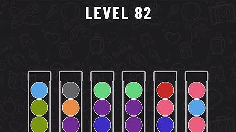 Ball Sort Puzzle Level 82 #ballsortpuzzle #ballsortpuzzlegameplay #puzzlegame #mobilegames