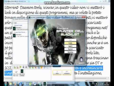 come scaricare e installare splinter cell blacklist pc ita