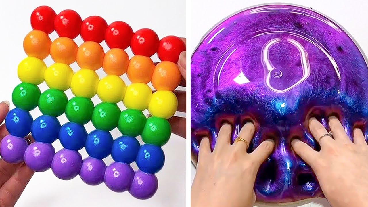 3 Hours Of Oddly Satisfying Slime ASMR - Relaxing Videos for Better Sleep 3491