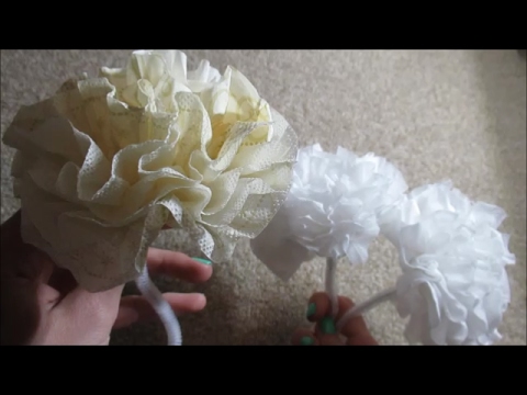 Ongebruikt DIY Bloemen maken van servetten! :) - YouTube OO-94