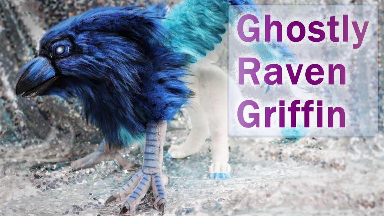 Ghostly RAVEN Griffin || Posable ArtDoll Tutorial
