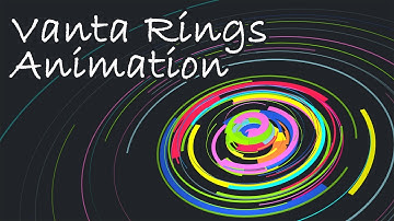 Create Animated Backgrounds With Vanta JS  | Vanta Rings Animation | NoorHUB