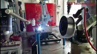 Cobot welding collaborative robot MIG, TIG welding with wire feeder for smooth finishing surface