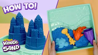 NEW Sandbox Set How To | Kinetic Sand | Crafts for Kids