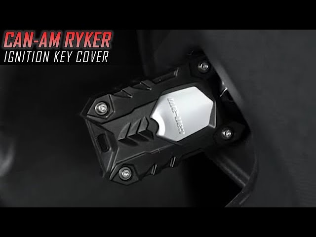 CRAZY METALMAN Key Holder for Can Am Ryker Accessories Ignition Key Case Fobs Cover Chrome