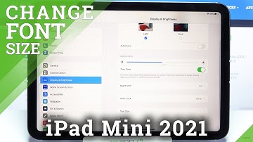 How to Change Font Size on iPad mini (2021) - Personalize Display Letters on iPad