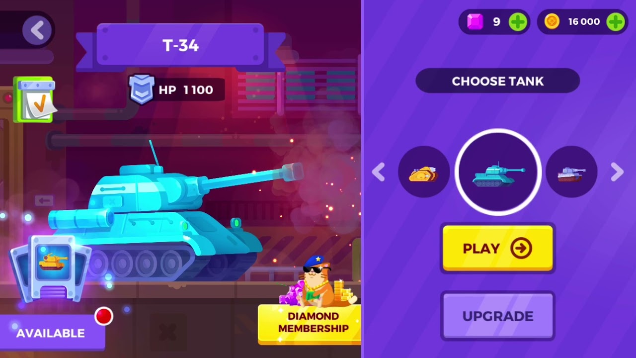 Tank Stars - Buratino, Helios, T-34