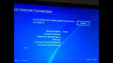4 Ways To Fix PS4 Error Code CE-33984-7 | Cannot obtain an IP address within the time limit