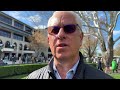 Trainer Todd Pletcher on River Thames in the Toyota Blue Grass (G1)