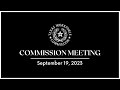 Twc commission meeting  9192023