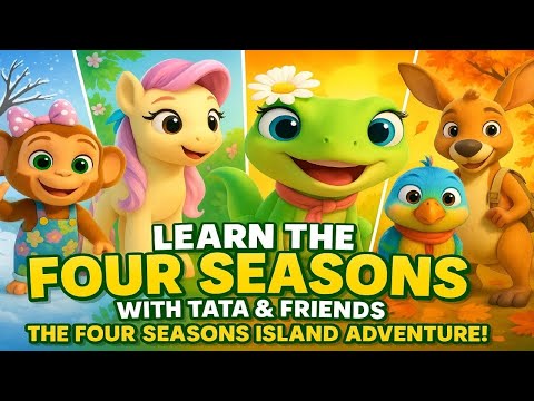 Learn the Four Seasons with Tata & Friends | The Four Seasons Island Adventure!  (Ep.6)