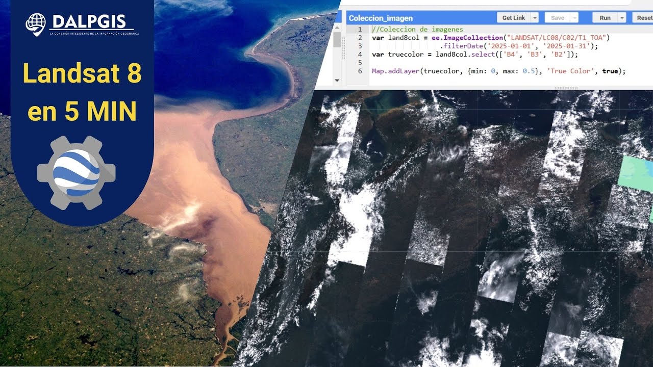 Cómo Cargar una Colección de Imágenes Landsat-8 en Google Earth Engine