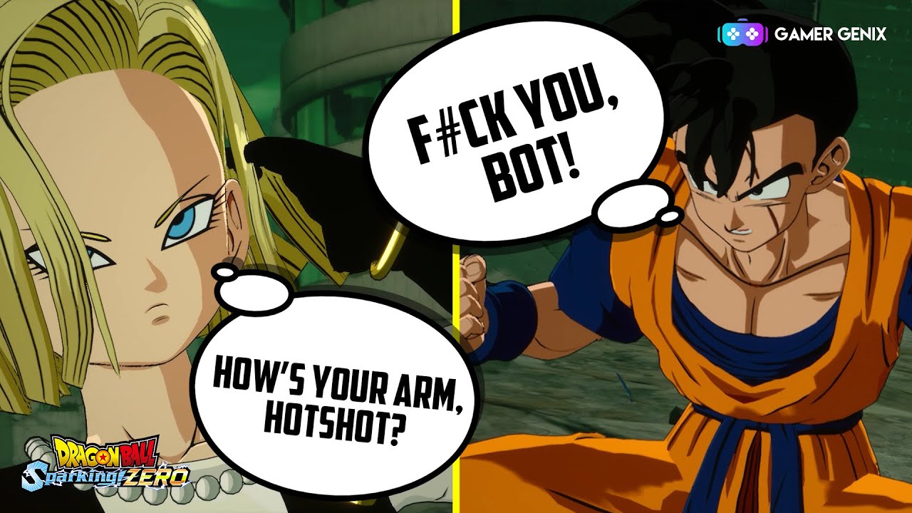 Android 18's Unique Interactions - Dragon Ball Sparking Zero 🔥 - YouTube