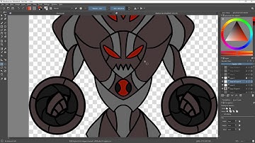 How to Create Simple But Effective Reversed Glowing Effects in Krita