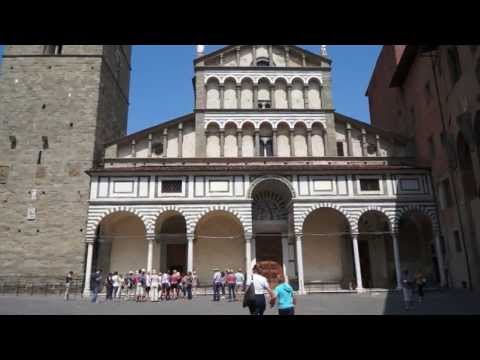 Vídeo: Pistoia Itália: Pequena cidade na Toscana