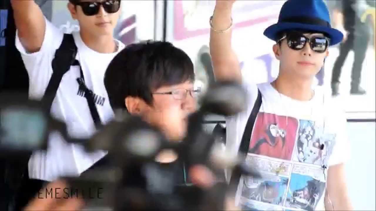 20140829 JYP NATION -In HongKong Airport (2PM-NK,2AM,MISSA,GOT7,15&,HA:TFELT,sunmi,baekahyeon)
