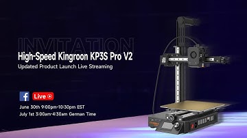 Updated  Release -Kingroon KP3SPro V2 3D Printer #3dprinter #3d #kp3sprov2