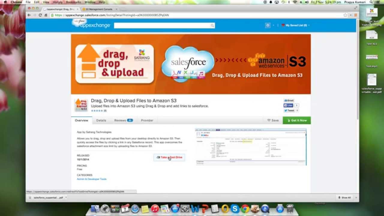 Drag,Drop,Upload Files to Amazon S3 - YouTube