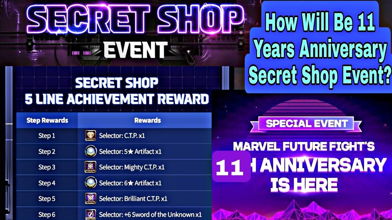 Как пройдет мероприятие «Секретный магазин» в честь 11-летия игры? - Marvel Future Fight