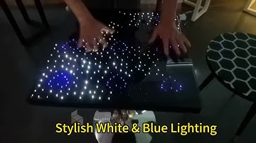 Starry Night Touch Sensitive Table - A Fusion of Art and Technology