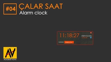C# ALARM (ÇALAR SAAT)