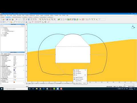 Assignment support video - Modelling a staged excavation using RocScience RS2