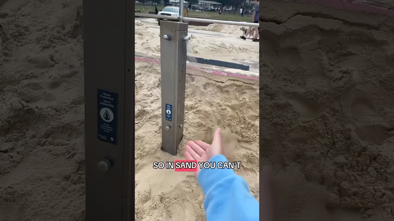 Shower Buried in sand (can’t shower) 🚿