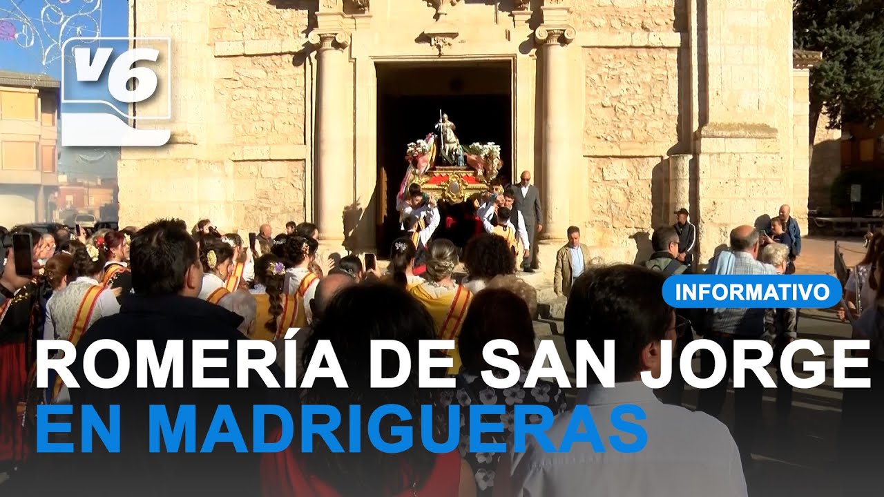 Madrigueras pide protección a San Jorge en una multitudinaria romería